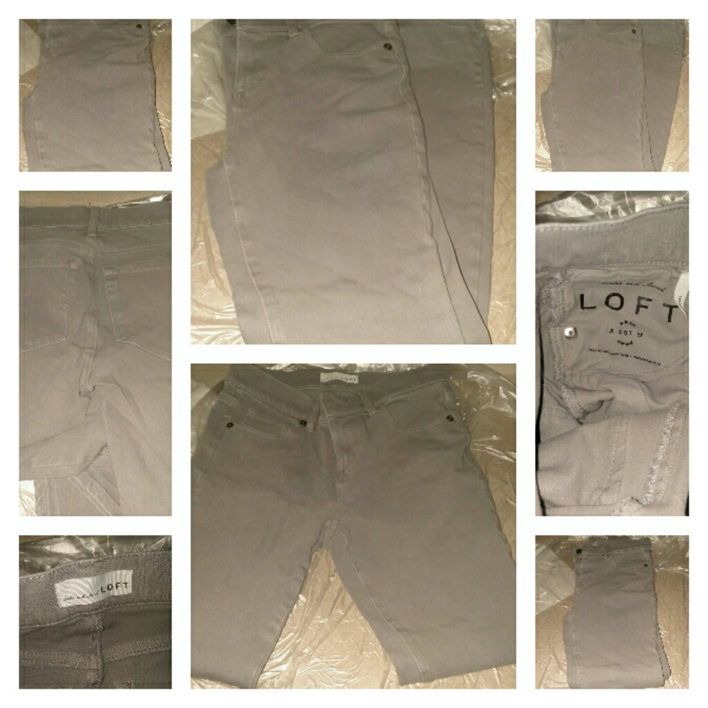 Loft Women Gray Pants